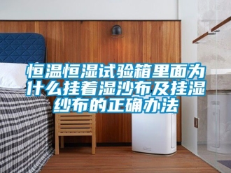知識百科恒溫恒濕試驗箱里面為什么掛著濕沙布及掛濕紗布的正確辦法