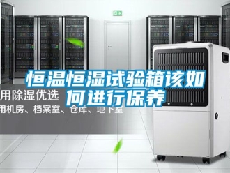 知識百科恒溫恒濕試驗箱該如何進行保養