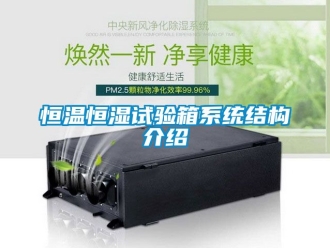 知識百科恒溫恒濕試驗箱系統結構介紹