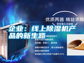 行業(yè)新聞企業(yè)：線(xiàn)上除濕機(jī)產(chǎn)品的新生路