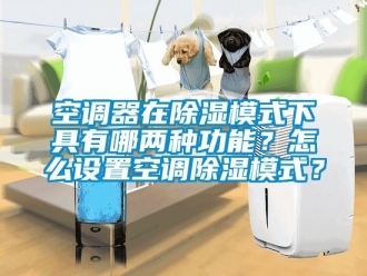 行業(yè)新聞空調(diào)器在除濕模式下具有哪兩種功能？怎么設(shè)置空調(diào)除濕模式？