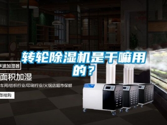 常見問題轉輪除濕機是干嘛用的？
