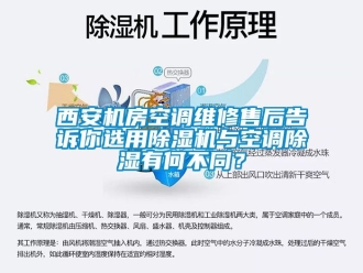 行業新聞西安機房空調維修售后告訴你選用除濕機與空調除濕有何不同？