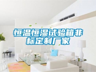 知識百科恒溫恒濕試驗箱非標定制廠家