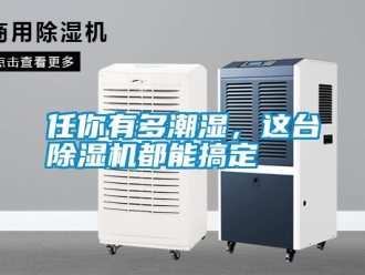 行業(yè)新聞任你有多潮濕，這臺(tái)除濕機(jī)都能搞定