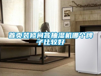 企業(yè)新聞首頁(yè)裝修問答抽濕機(jī)哪個(gè)牌子比較好
