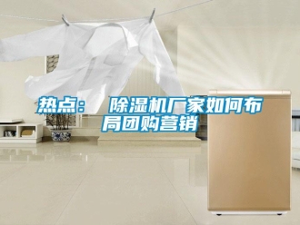 常見問題熱點(diǎn)： 除濕機(jī)廠家如何布局團(tuán)購營(yíng)銷