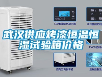 知識百科武漢供應烤漆恒溫恒濕試驗箱價格