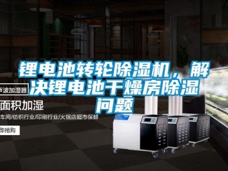 常見問題鋰電池轉輪除濕機，解決鋰電池干燥房除濕問題