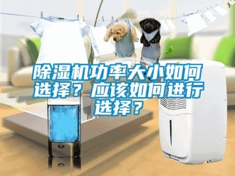 行業新聞除濕機功率大小如何選擇？應該如何進行選擇？