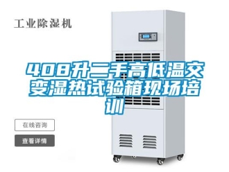 常見問題408升二手高低溫交變濕熱試驗箱現場培訓