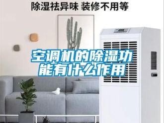行業新聞空調機的除濕功能有什么作用