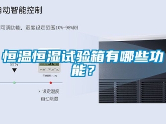 知識百科恒溫恒濕試驗箱有哪些功能？
