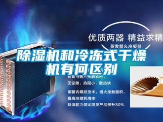 常見問題除濕機和冷凍式干燥機有何區別
