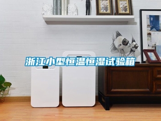 知識百科浙江小型恒溫恒濕試驗箱