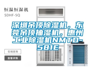 常見問題深圳吊頂除濕機，東莞吊頂抽濕機，惠州工業(yè)除濕機NMTD-581E