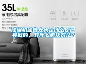 行業(yè)新聞除濕機噪音太大是什么原因?qū)е碌?，有什么解決方法？