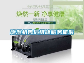 行業(yè)新聞除濕機售后維修服務體系